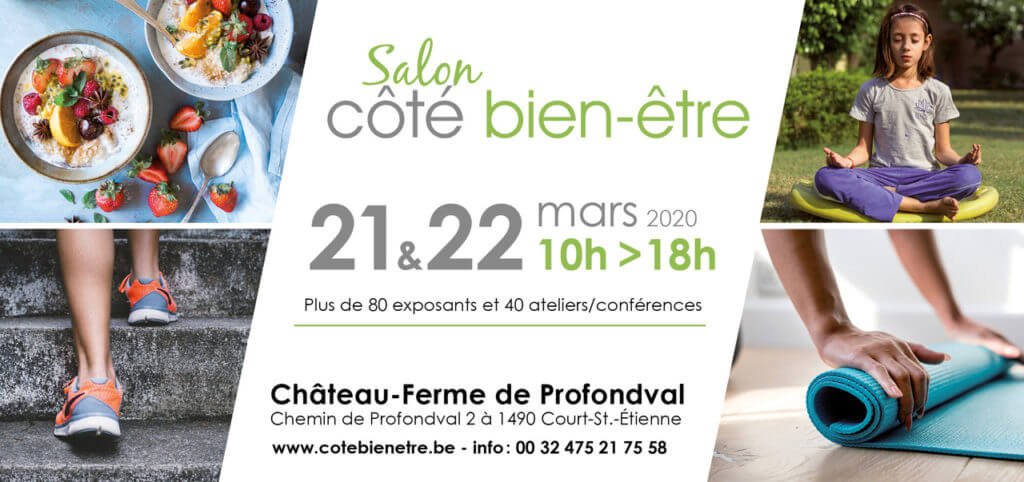 Salon Côté bien-être à Profondval les 21 & 22 mars 2020